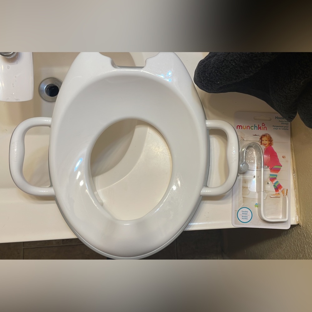 Potty seat and hook